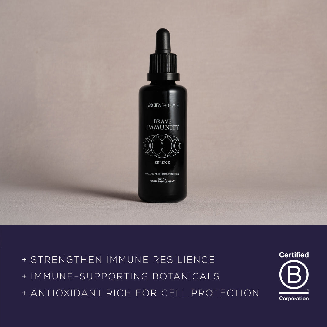 Brave Immunity Mushroom Tincture Bottle 50ml