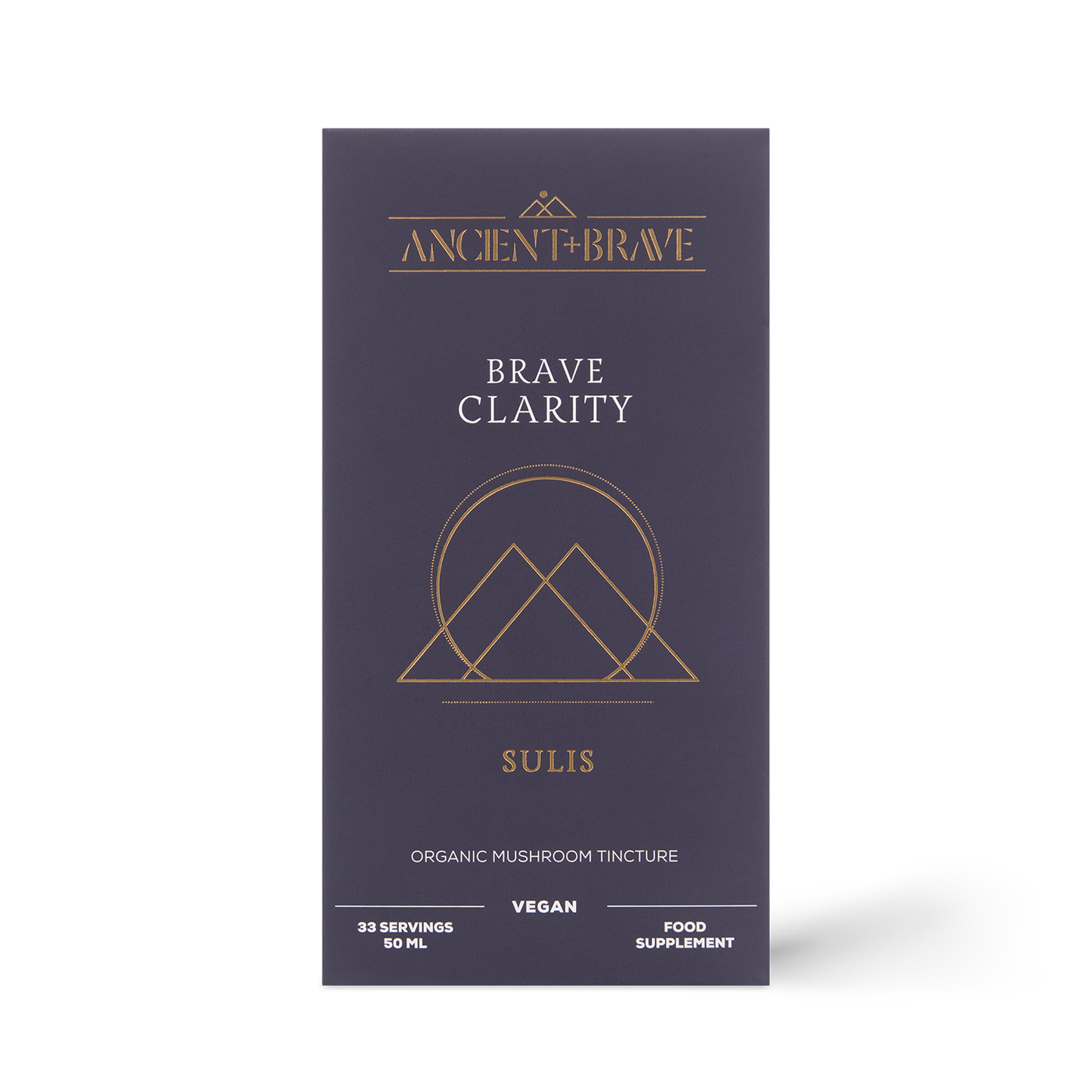 Brave Clarity Mushroom Tincture Bottle 50ml